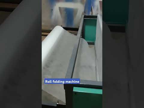 Roll folding cutting machine #machine #shorts #folding #views #viralvideo