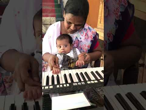 S/o Joyce Esther💕Ailin Playing casio with his Grandma help #youtubeshorts #babyshorts #cute #baby