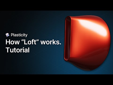 Plasticity Lofting | Beginner 3D Modeling Tutorial