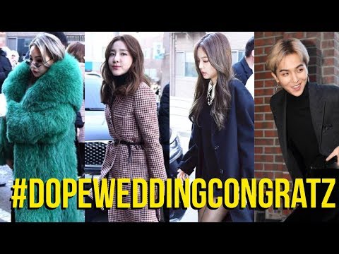 CL, Dara, BlackPink Were Among Celebs Who Came To Taeyang and Min Hyorin's Wedding