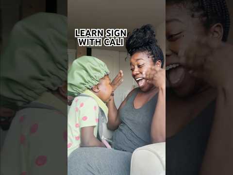 LEARN SIGN WITH CALI | EMOTIONS SIGN | HAPPY|  #asl