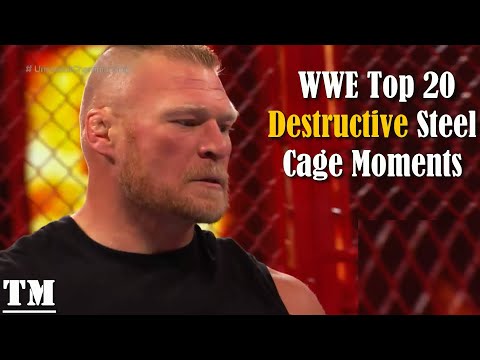 WWE Top 20 Destructive Steel Cage-Cell Moments