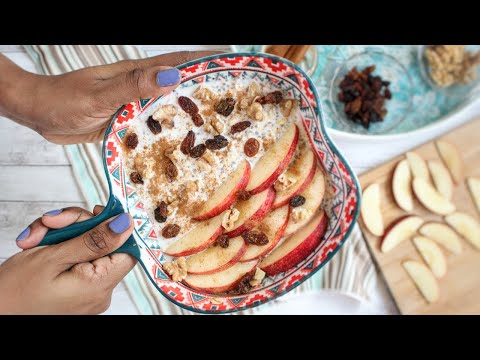 Apple Pie Overnight Oats | Healthy Easy Overnight Oats Recipe | Quick No Cook Overnight Oats Recipe