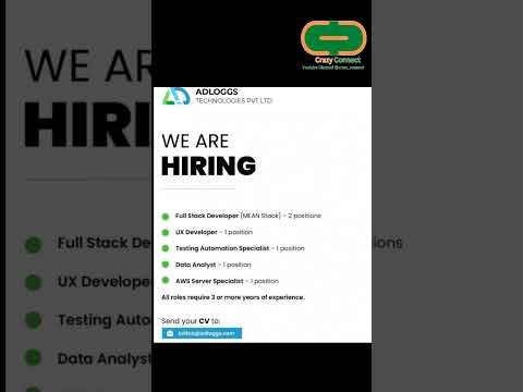 We are hiring for multiple opportunities