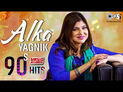 Alka Yagnik Hit Songs | Alka Yagnik Songs | 90's Hits | Video Jukebox | Dil Laga Liya | Jhanjharia