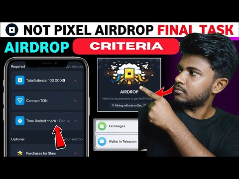 Not pixel airdrop 😱 20 Dec end✅