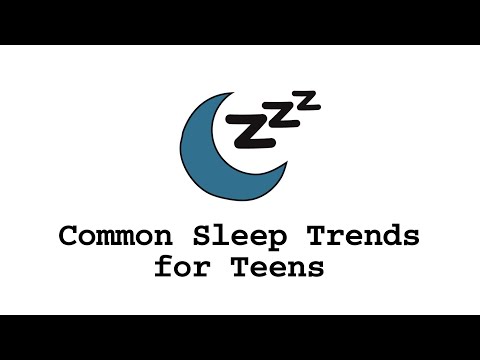 Common Sleep Trends for Teens