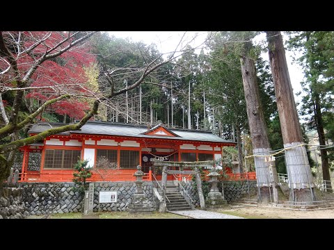 仲山神社・石造六地蔵　 三重県津市美杉町八知