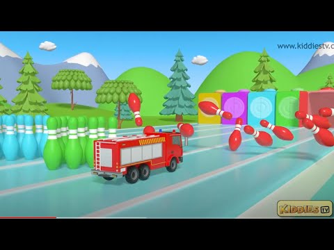 Learn colours with vehicles Baby shark | Colors for children | Color videos | Learn colors for kids