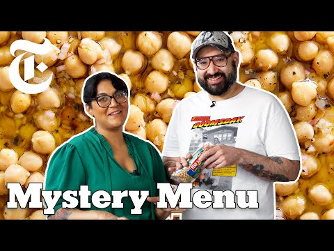 Chickpea Challenge! 2 Chefs Make Dinner and Dessert With Chickpeas | Mystery Menu | NYT Cooking