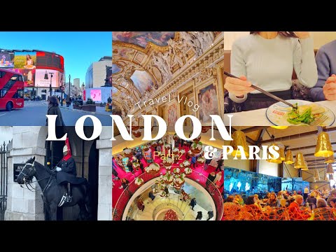 [Travel Vlog Part 2] Bullet trip to London and Paris, department stores and Chinatown gourmet food