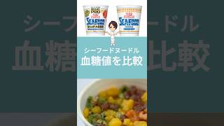 【検証】シーフードヌードルPROは食後血糖値の上昇を抑えるのか？#血糖値 #糖尿病予防 #カップラーメン