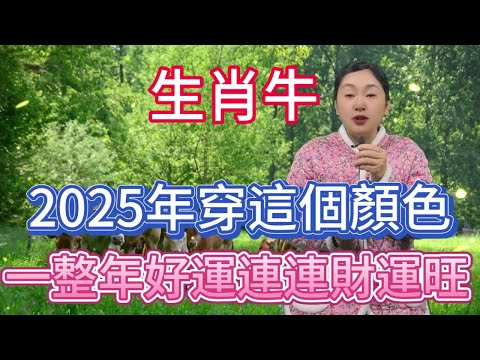 生肖牛注意啦，2025 年一定要穿這個顏色，鴻運當頭擋不住，好運主動找上門，大吉大利一整年，開啟輝煌運勢，千萬別錯過這神奇色彩！#生肖 #正能量 #風水 #運勢 #熱門 #佛教