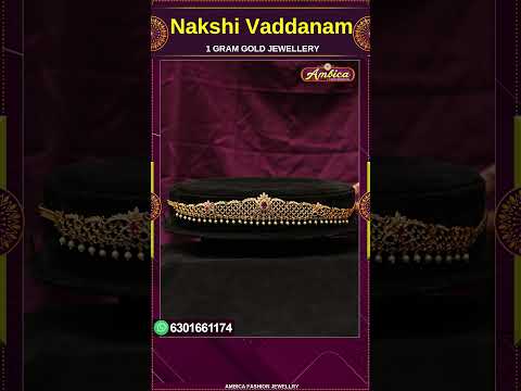 #Shorts Nakshi Vaddanam Collections 1Gram Gold Jewellery