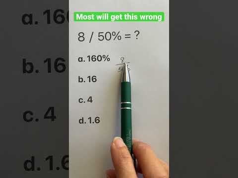 Divide by percentage. Easy to get it wrong.