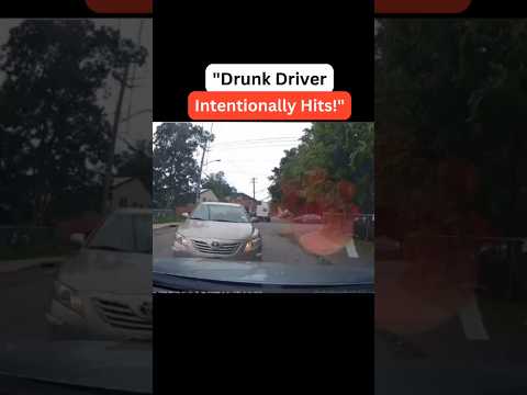 "Drunk driver intentionally hits, but proof is always ready with the Woodman Dashcam.