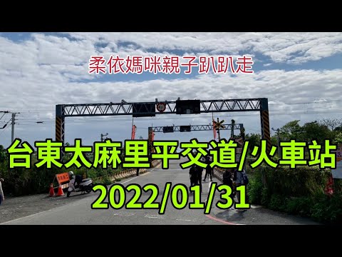 台東太麻里平交道/火車站 2022/1/31 (2022/1/29-2/3花東行-08）