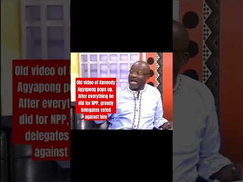 Old video of Kennedy Agyapong pops up. After everything he did for NPP #bawumia #kennedyagyapong