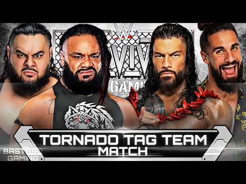 WWE 2K24 | Jacob Fatu & Bronson Reed VS Roman Reigns & Seth Rollins | Survivor Series