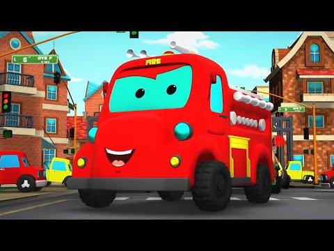 Blaze Fire Truck, Vehicle Song + More Nursery Rhymes for Kids