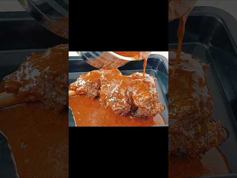 Mutton leg roast recipe | saucymutton#legroast#muttonraan#shortfeeds#recipe#shorts#short#virafoods#