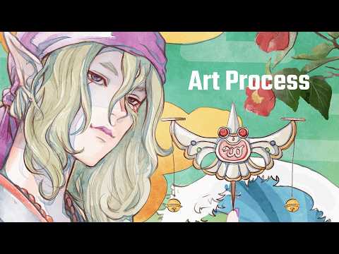 Art Process & Sharing Stories: My Art Background and Why I Started YouTub | MONONOKE