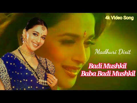 Badi Mushkil Baba Badi Mushkil  Lajja Hindi | 4k Video Song lVB4UC l SFG |Madhuri Dixit, Alka Yagnik