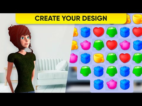 House Design Online: Match 3 Game - GamePlay Walkthrough