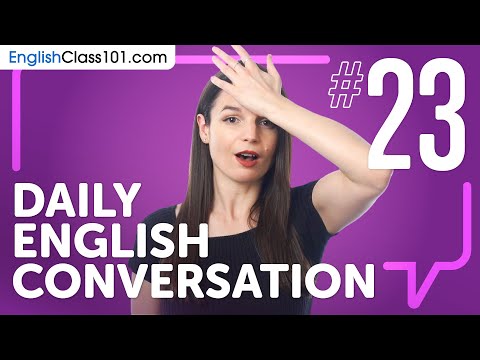 Learn About Using the Past Continuous  in English | Daily English Conversations #23