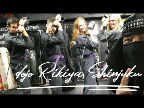 Short Ninja Show and Ninja Experience  Shinjuku sports gym in Tokyo