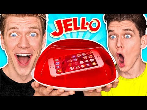 10 FUNNY PRANKS + PRANK WARS!!! **PHONE IN JELLO** Learn How To Make Funny Easy DIY Food & Candy