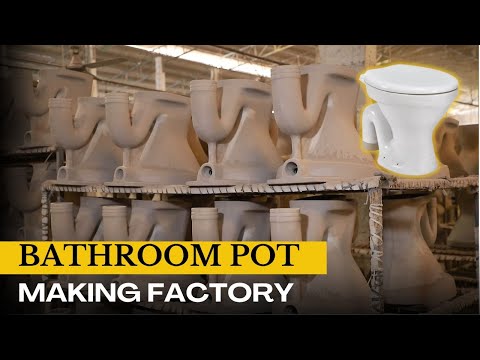 The Amazing Process Behind Making Anglo European Toilet Seat Pots | How The Production Line Works