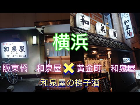 横浜　阪東橋と黄金町の【和泉屋】梯子酒　最後は〆で老舗バー　【アポロ】