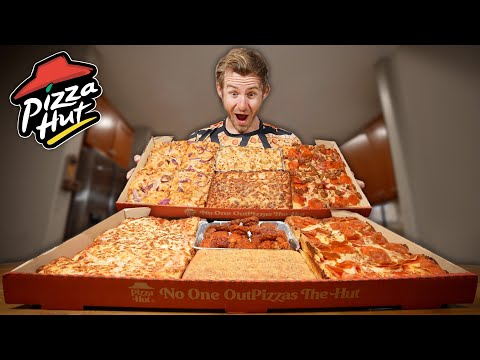 PIZZA HUT'S BIG DINNER BOX CHALLENGE.. DOUBLED!