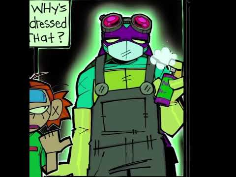 PART 2!🍕🐢 See FULL DUB on my YT channel!❤️💋 #tmnt #rottmnt #comicdub #voiceacting