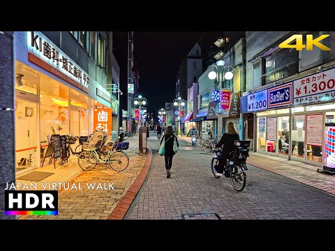 Japan - Tokyo suburbs: Walking around Hirai • 4K HDR