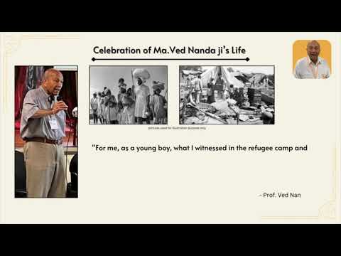 Introduction to Ma. Prof. Ved Nanda ji's Life