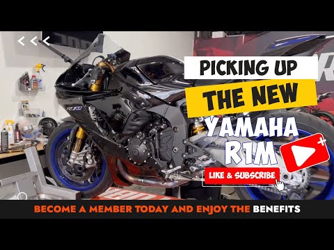 Getting Ready to pick up our new 2023 Yamaha R1M