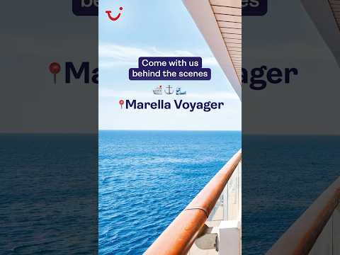 A sneak peek behind the scenes onboard Marella Voyager 👀⛴️ #foryou #marellacruises #travel #tui