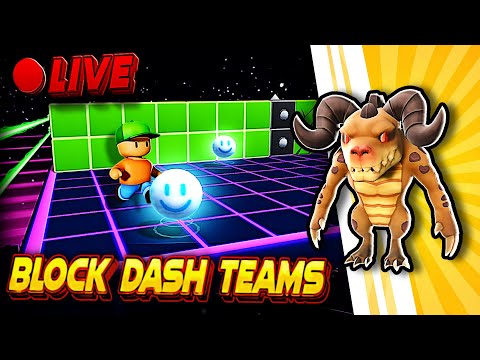 🔴 Block Dash Teams LIVE🔥| EU Server🌍 | Stumble Guys🥊| #stumbleguys #blockdash