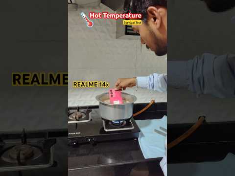 Realme 14x 5G 🔥 Hot Temperature Survival Test 🌡️ 🥵 #realme14x #realme14x5g #realmeindia #realme