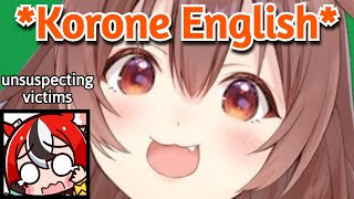 The Many Times Korone Used Her English to Menace and Hurt People [Hololive]