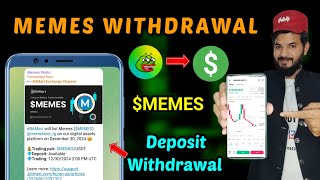 Memeland $MEMES Token Withdrawal 💵 🔥 | Memeland memes token Hotcoin & bitmart Exchange deposit