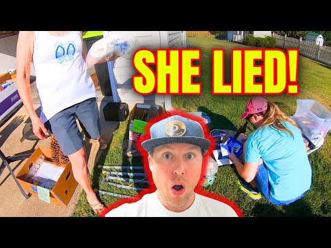 WE GOT SCAMMED at this Yard Sale!