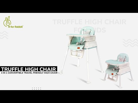 R for Rabbit Truffle High Chair For Kids 4-in-1 Convertible High Chair Installation Video