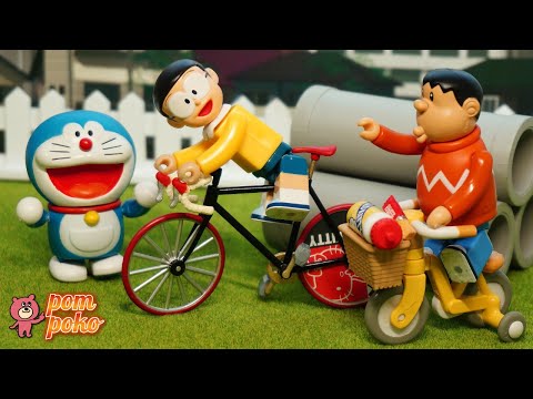 自転車上手に乗れるかな？サイクリングにあこがれるのび太くん / Nobita wants to ride a bicycle