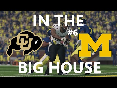 TAKING ON MICHIGAN IN THE BIG HOUSE!!! NCAA 14 Colorado Dynasty NCAA 14 E3