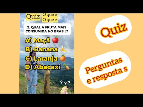 Quiz !! Testa seu conhecimento! #quiz