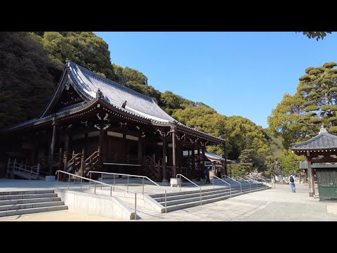 山陽電車 須磨寺駅から須磨寺まで歩き撮り