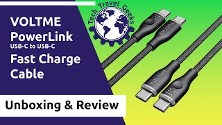 VOLTME PowerLink USB-C to USB-C Fast Charge Cable - Unboxing & Review